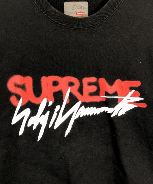SUPREME（シュプリーム）Supreme (シュプリーム) YOHJI YAMAMOTO (ヨウジヤマモト) Crewneck ブラック サイズ:SIZE Mの古着・服飾アイテム
