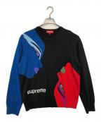 SUPREMEシュプリーム）の古着「Faces Sweater」｜ブラック