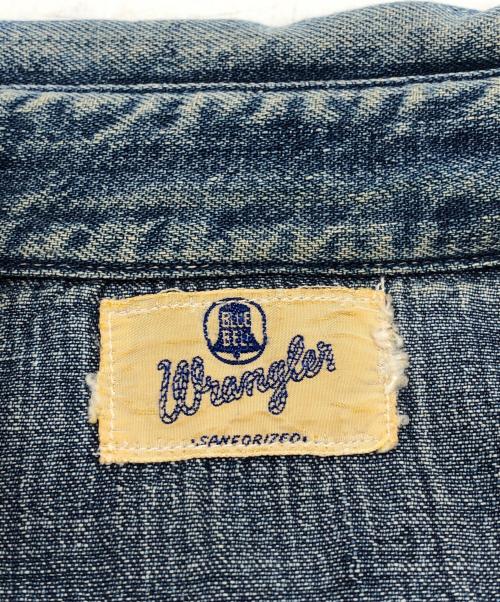 Wrangler（ラングラー）Wrangler (ラングラー) 27MW デニムウエスタンシャツ ブルー サイズ:不明の古着・服飾アイテム