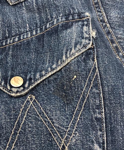 Wrangler（ラングラー）Wrangler (ラングラー) 27MW デニムウエスタンシャツ ブルー サイズ:不明の古着・服飾アイテム
