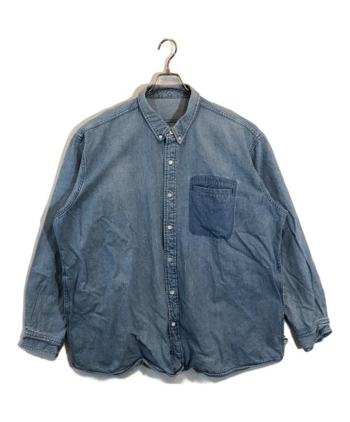 SSZ（エスエスズィー）SSZ (エスエスズィー) 裏USED DENIM SHIRTS インディゴ サイズ:SIZE Mの古着・服飾アイテム