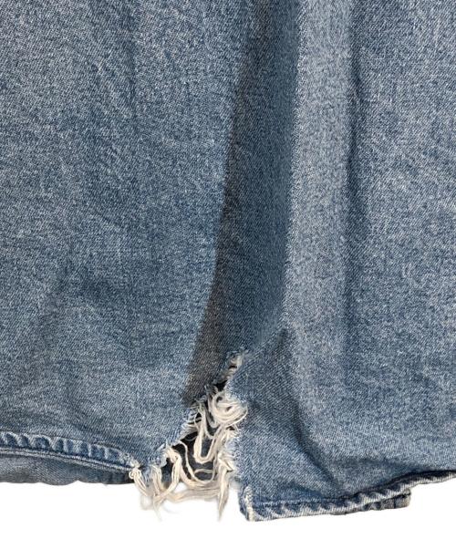 SSZ（エスエスズィー）SSZ (エスエスズィー) 裏USED DENIM SHIRTS インディゴ サイズ:SIZE Mの古着・服飾アイテム