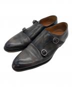 Berlutiベルルッティ）の古着「ダブルモンクストラップシューズ」｜ブラック