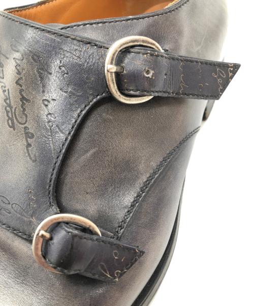 Berluti（ベルルッティ）Berluti (ベルルッティ) ダブルモンクストラップシューズ ブラック サイズ:SIZE 8 1/2の古着・服飾アイテム
