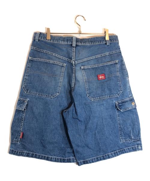 stussy（ステューシー）stussy (ステューシー) デニムカーゴショーツ インディゴ サイズ:34の古着・服飾アイテム