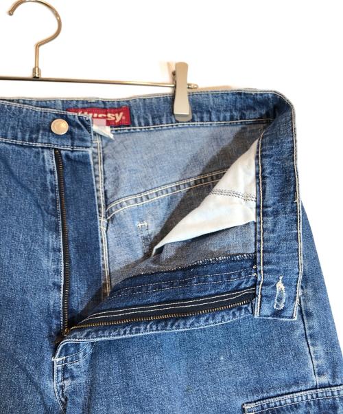 stussy（ステューシー）stussy (ステューシー) デニムカーゴショーツ インディゴ サイズ:34の古着・服飾アイテム