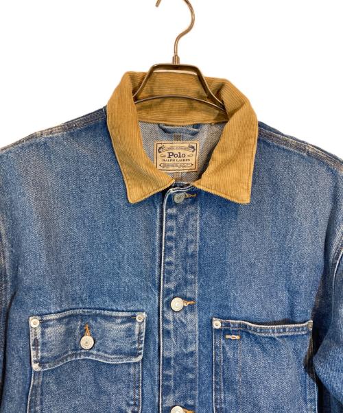 POLO RALPH LAUREN（ポロ・ラルフローレン）POLO RALPH LAUREN (ポロ・ラルフローレン) デニムジャケット インディゴ サイズ:SIZE Sの古着・服飾アイテム