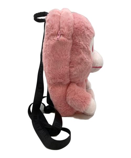 A BATHING APE BABY MiLO（ア ベイシング エイプベイビーマイロ）A bathing ape baby milo (ア ベイシング エイプベイビーマイロ) リュック ピンクの古着・服飾アイテム