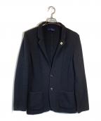 LARDINIラルディーニ）の古着「ウールハニカムニットジャケット」｜ブラック