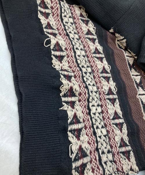 Maison Margiela（メゾンマルジェラ）Maison Margiela (メゾンマルジェラ) ジャガードニット ブラック サイズ:SIZE Sの古着・服飾アイテム