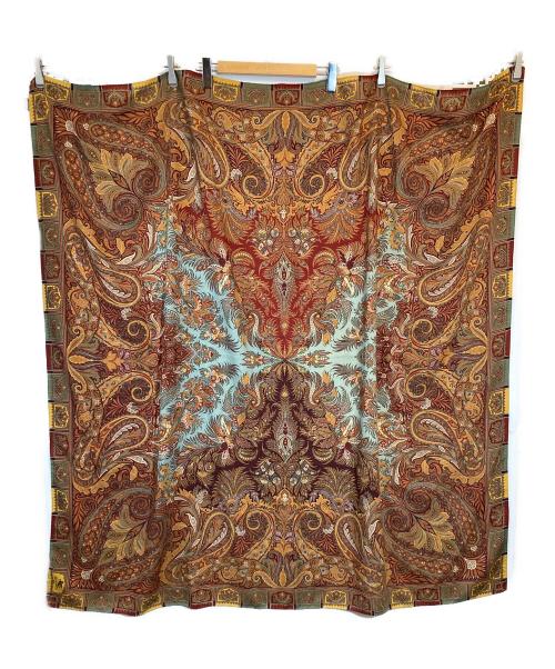 ETRO（エトロ）ETRO (エトロ) ウールシルク総柄大判ストール マルチカラーの古着・服飾アイテム