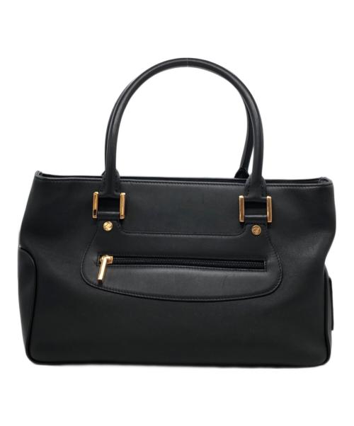 CHOPARD（ショパール）CHOPARD (ショパール) ハッピーダイヤモンドハンドバッグ ブラックの古着・服飾アイテム