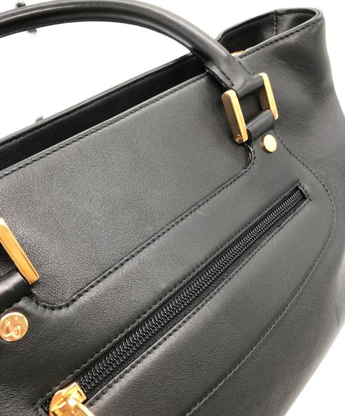 CHOPARD（ショパール）CHOPARD (ショパール) ハッピーダイヤモンドハンドバッグ ブラックの古着・服飾アイテム