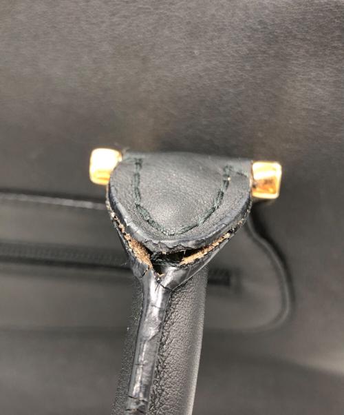 CHOPARD（ショパール）CHOPARD (ショパール) ハッピーダイヤモンドハンドバッグ ブラックの古着・服飾アイテム