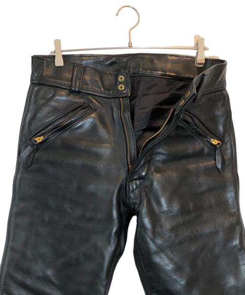 Langlitz Leathers（ラングリッツレザー）Langlitz Leathers (ラングリッツレザー) レザーパンツ ブラック サイズ:SIZE W30×L32の古着・服飾アイテム