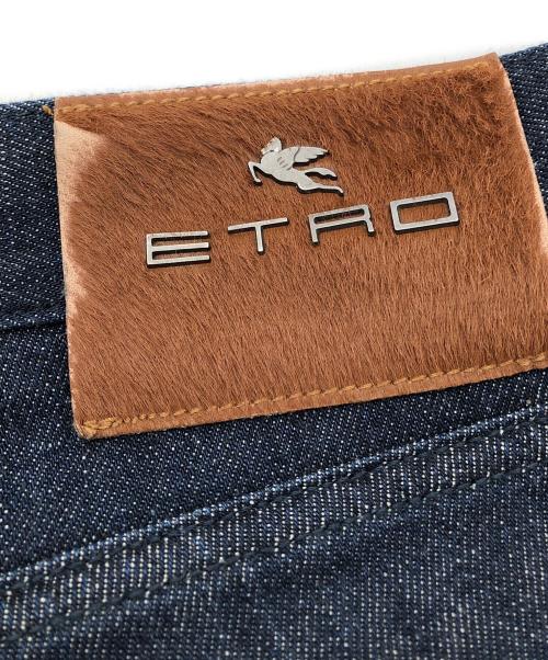 ETRO（エトロ）ETRO (エトロ) 刺繍デニムパンツ インディゴ サイズ:SIZE 32の古着・服飾アイテム
