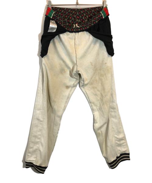 GUCCI（グッチ）GUCCI (グッチ) GG柄トラックロングパンツ ブラック サイズ:SIZE Mの古着・服飾アイテム
