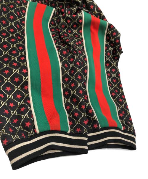 GUCCI（グッチ）GUCCI (グッチ) GG柄トラックロングパンツ ブラック サイズ:SIZE Mの古着・服飾アイテム