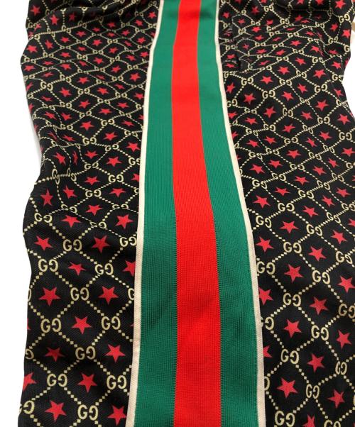 GUCCI（グッチ）GUCCI (グッチ) GG柄トラックロングパンツ ブラック サイズ:SIZE Mの古着・服飾アイテム