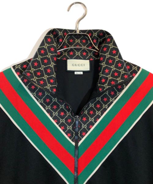 GUCCI（グッチ）GUCCI (グッチ) GGトラックジャケット ブラック サイズ:SIZE Mの古着・服飾アイテム