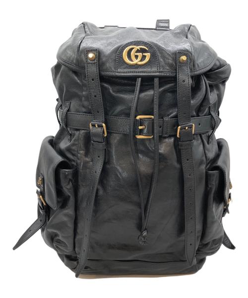 GUCCI（グッチ）GUCCI (グッチ) GGマーモント, リベル バックパック (GG Marmont Re(belle) Backpack) ブラックの古着・服飾アイテム