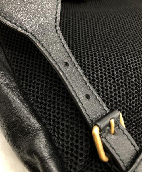 GUCCI（グッチ）GUCCI (グッチ) GGマーモント, リベル バックパック (GG Marmont Re(belle) Backpack) ブラックの古着・服飾アイテム