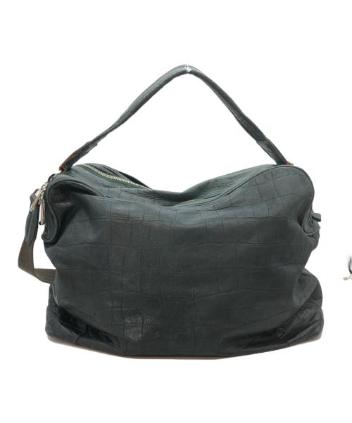 aniary（アニアリ）aniary (アニアリ) レザーバッグ グリーンの古着・服飾アイテム