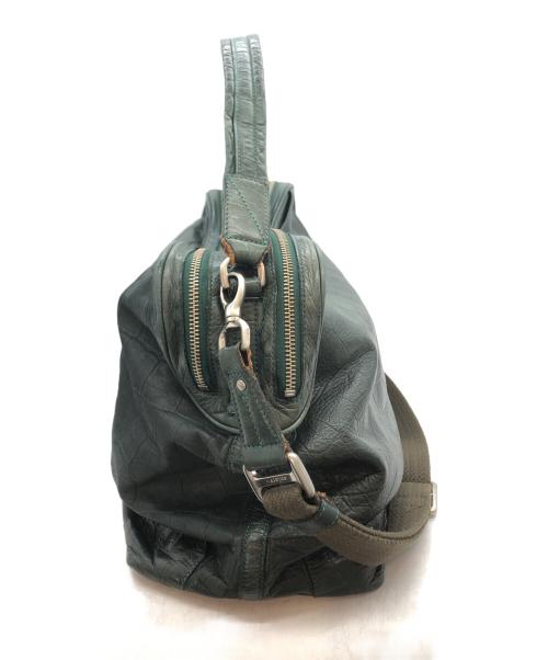 aniary（アニアリ）aniary (アニアリ) レザーバッグ グリーンの古着・服飾アイテム