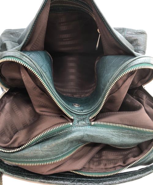 aniary（アニアリ）aniary (アニアリ) レザーバッグ グリーンの古着・服飾アイテム