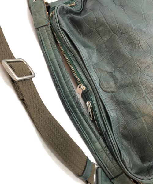 aniary（アニアリ）aniary (アニアリ) レザーバッグ グリーンの古着・服飾アイテム