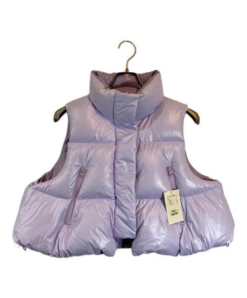 LE PHIL（ル フィル）LE PHIL (ル フィル) リバーシブルボリュームダウンベスト パープル サイズ:F 未使用品の古着・服飾アイテム
