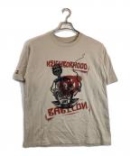 NEIGHBORHOOD×BABYLONEネイバーフッド×バビロン）の古着「プリントTシャツ」｜ベージュ