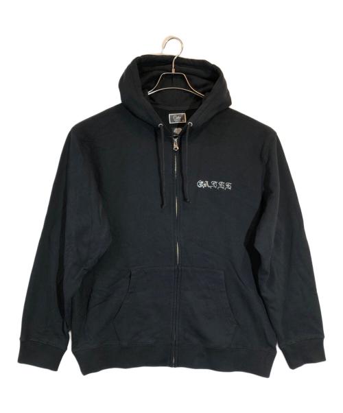 CALEE（キャリー）CALEE (キャリー) tattoo studio yamada (タトゥースタジオヤマダ) スパンコール ジップパーカー グレー サイズ:SIZE XLの古着・服飾アイテム