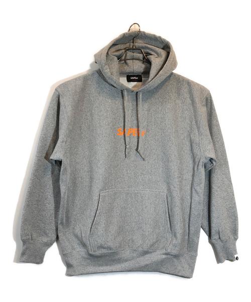 SAPEur（サプール）SAPEur (サプール) MASATOSHI HAMADA HOODIE グレー サイズ:SIZE XLの古着・服飾アイテム