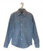 WASHINGTON DEE CEEワシントンディーシー）の古着「BLUE CHAMBRAY WORK SHIRT」｜インディゴ