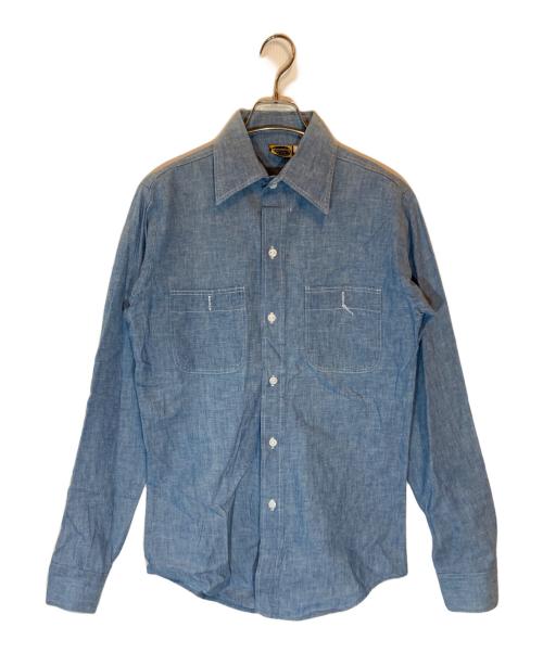WASHINGTON DEE CEE（ワシントンディーシー）WASHINGTON DEE CEE (ワシントンディーシー) BLUE CHAMBRAY WORK SHIRT インディゴ サイズ:SIZE 141/2の古着・服飾アイテム