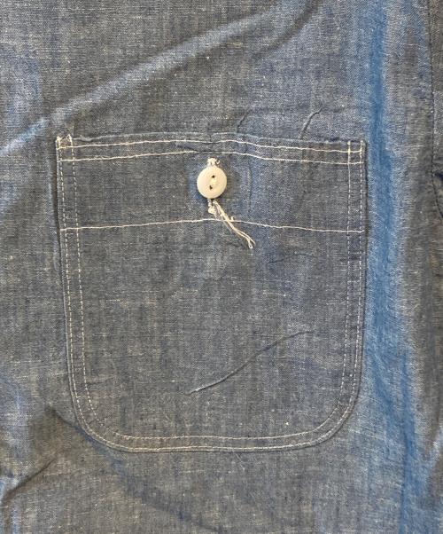 WASHINGTON DEE CEE（ワシントンディーシー）WASHINGTON DEE CEE (ワシントンディーシー) BLUE CHAMBRAY WORK SHIRT インディゴ サイズ:SIZE 141/2の古着・服飾アイテム