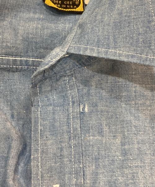WASHINGTON DEE CEE（ワシントンディーシー）WASHINGTON DEE CEE (ワシントンディーシー) BLUE CHAMBRAY WORK SHIRT インディゴ サイズ:SIZE 141/2の古着・服飾アイテム