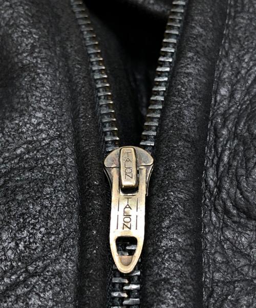 pellepelle（ペレペレ）pellepelle (ペレペレ) ムートンジャケット ブラック サイズ:４０の古着・服飾アイテム