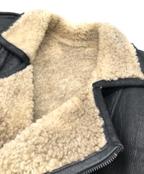 pellepelle（ペレペレ）pellepelle (ペレペレ) ムートンジャケット ブラック サイズ:４０の古着・服飾アイテム