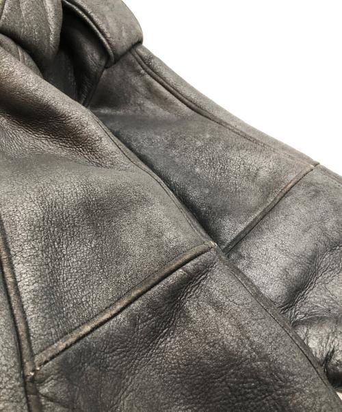 pellepelle（ペレペレ）pellepelle (ペレペレ) ムートンジャケット ブラック サイズ:４０の古着・服飾アイテム