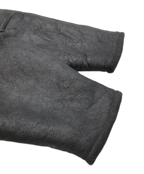 pellepelle（ペレペレ）pellepelle (ペレペレ) ムートンジャケット ブラック サイズ:４０の古着・服飾アイテム