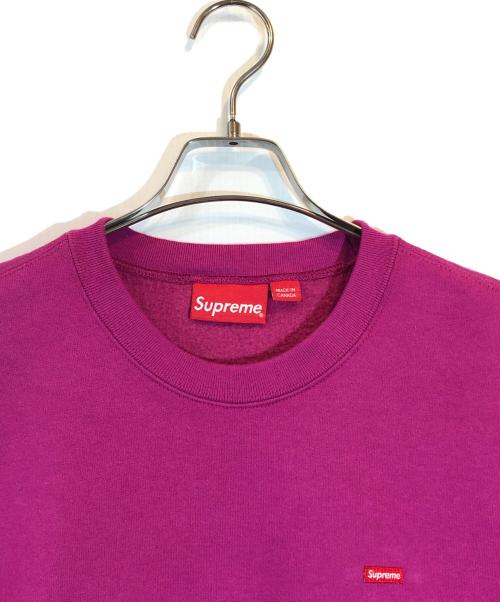 SUPREME（シュプリーム）Supreme (シュプリーム) SMALL BOX CREWNECK パープル サイズ:SIZE Mの古着・服飾アイテム