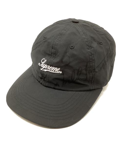 SUPREME（シュプリーム）Supreme (シュプリーム) Script Logo Fitted 6-Panel　スクリプトロゴ　6パネル　キャップ ブラックの古着・服飾アイテム