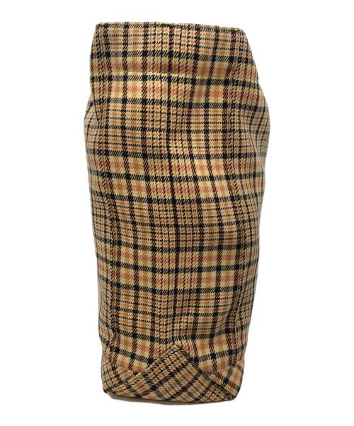 BLAMINK（ブラミンク）BLAMINK (ブラミンク) チェック柄トートバッグ イエローの古着・服飾アイテム