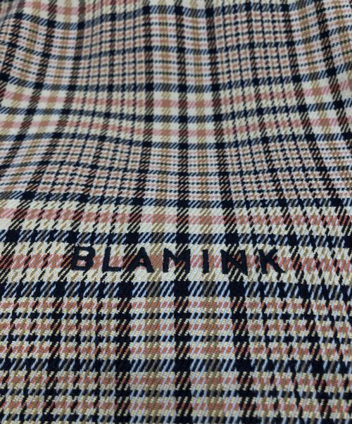 BLAMINK（ブラミンク）BLAMINK (ブラミンク) チェック柄トートバッグ イエローの古着・服飾アイテム