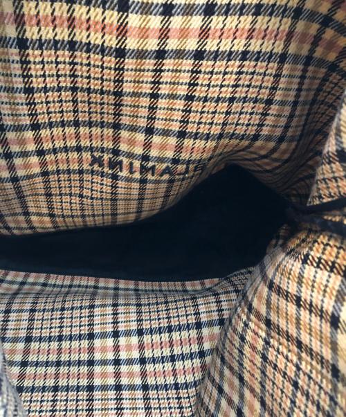 BLAMINK（ブラミンク）BLAMINK (ブラミンク) チェック柄トートバッグ イエローの古着・服飾アイテム