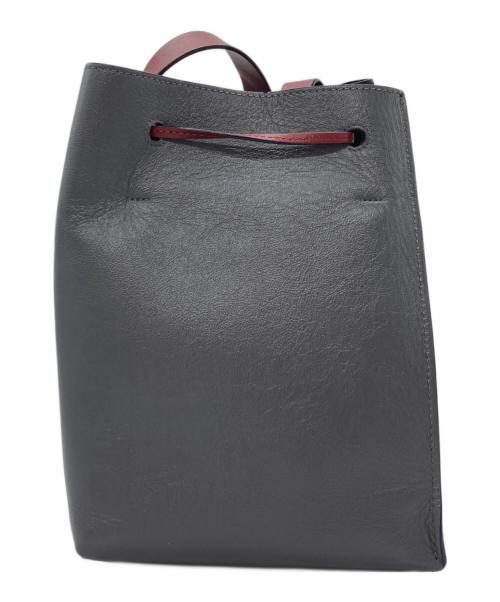 MARNI（マルニ）MARNI (マルニ) MUSEO ソフトバケットバッグ ブラック×レッドの古着・服飾アイテム