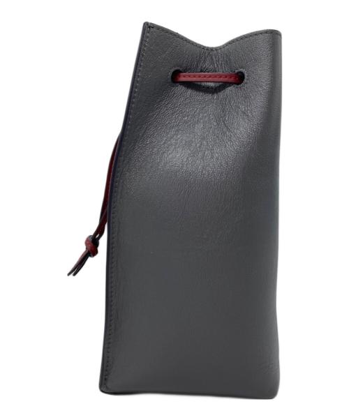 MARNI（マルニ）MARNI (マルニ) MUSEO ソフトバケットバッグ ブラック×レッドの古着・服飾アイテム