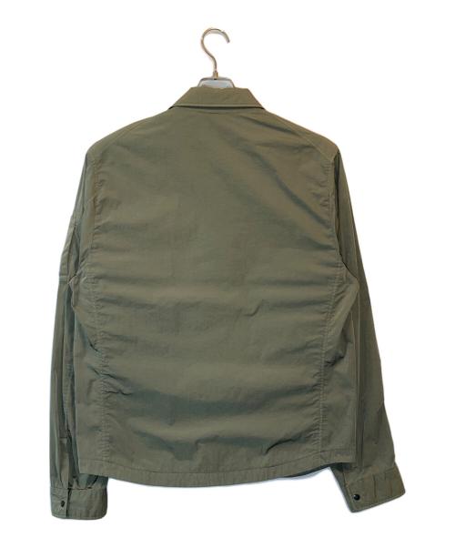 C.P COMPANY（シーピーカンパニー）C.P COMPANY (シーピーカンパニー) CHROME-R OVERSHIRT（クロムアールオーバーシャツ） カーキ サイズ:Lの古着・服飾アイテム